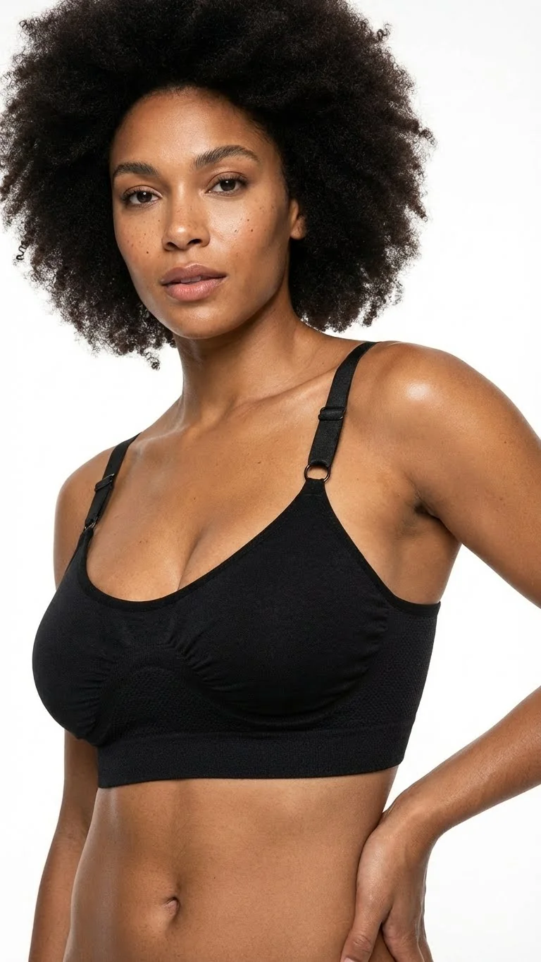 Missfit Kadın Sütyen Minimizer Siyah - Model Üzerinde